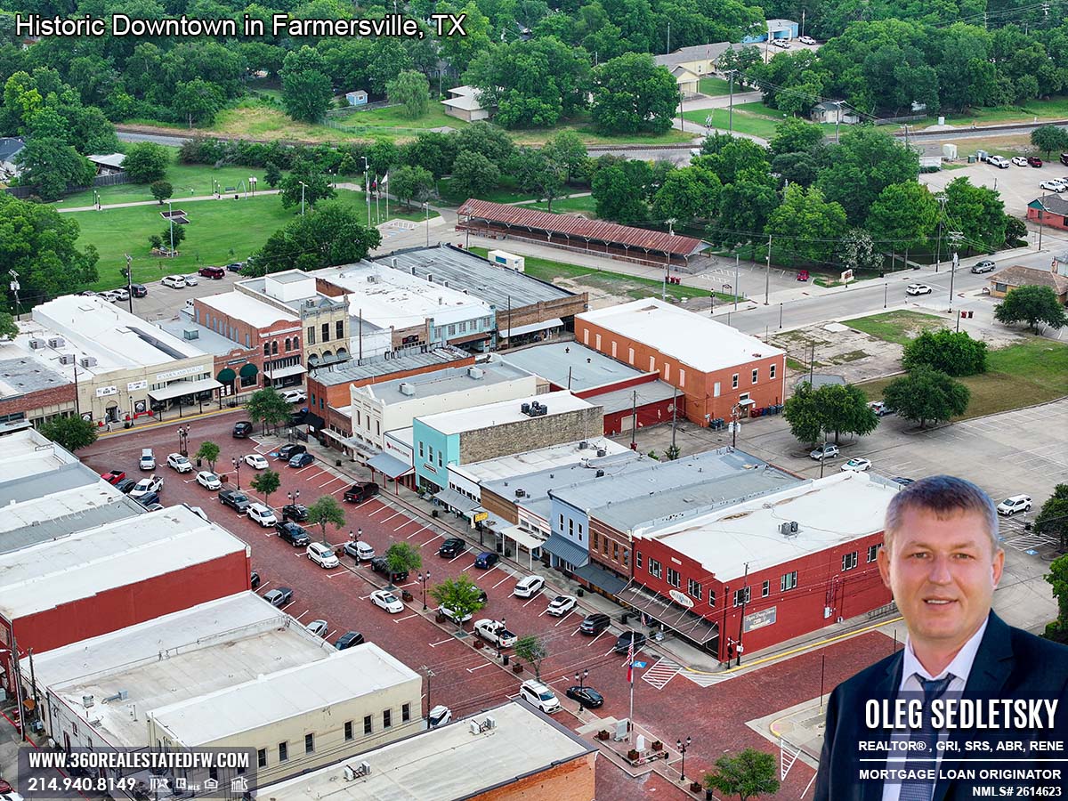 Explore the charm of Historic Downtown Farmersville, Texas.