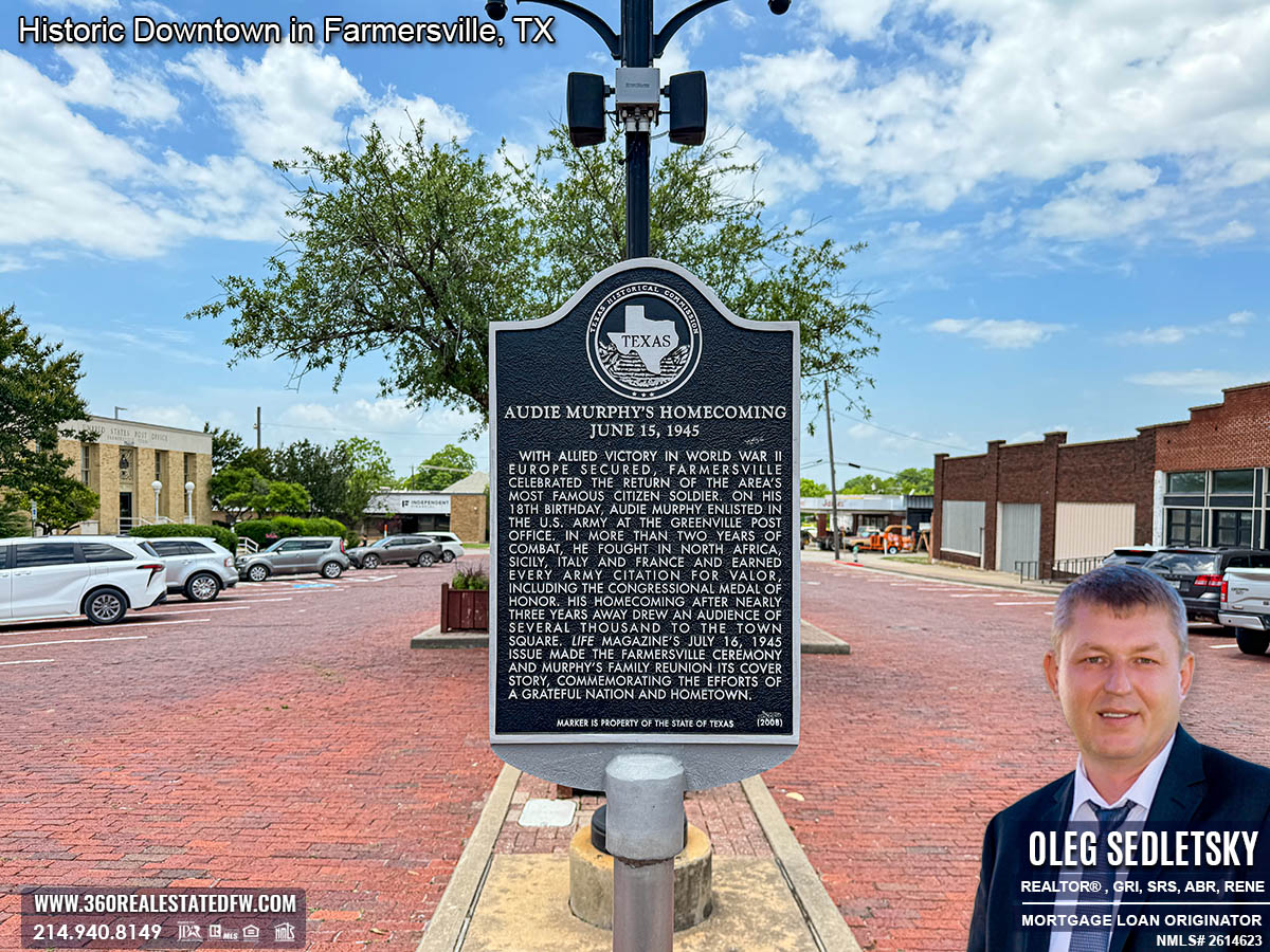 Explore the charm of Historic Downtown Farmersville, Texas.