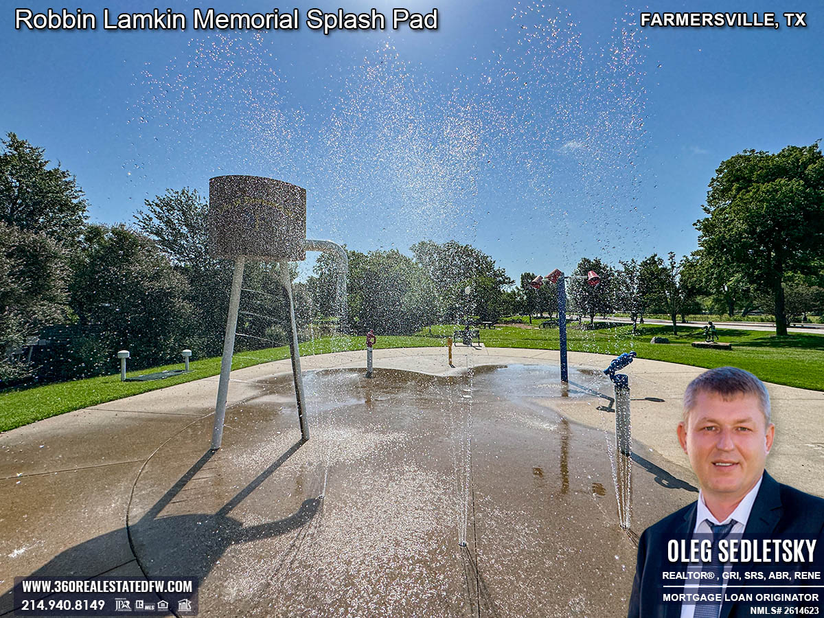 The Robbin Lamkin Memorial Splash Pad in Farmersville, TX is a beloved spot for kids, offering endless fun and excitement.