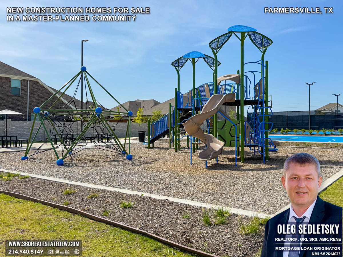 New Construction Homes for Sale in a Master-Planned Community in Farmersville, TX