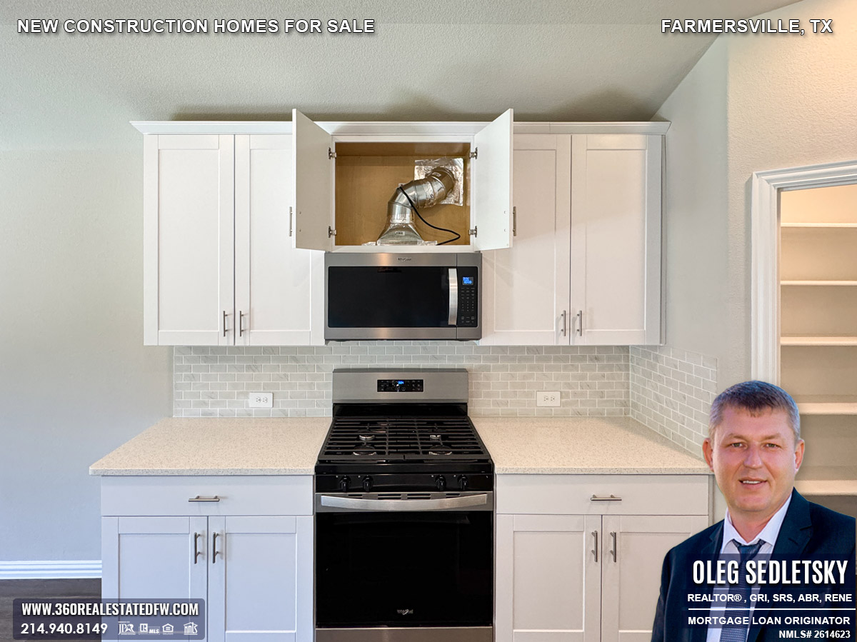 New construction homes for sale in Farmersville, Texas