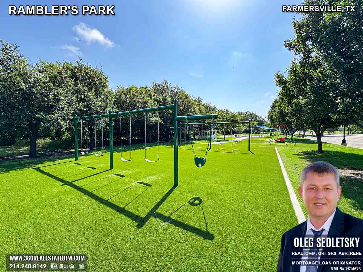 Rambler's Park is a charming, small park nestled near the historic downtown area of Farmersville, TX.