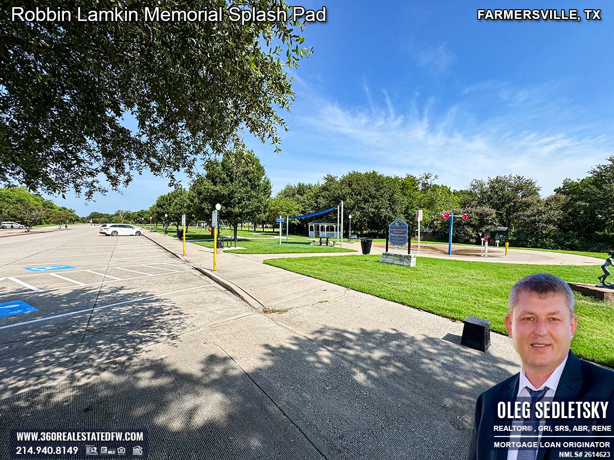 The Robbin Lamkin Memorial Splash Pad in Farmersville, TX is a beloved spot for kids, offering endless fun and excitement.