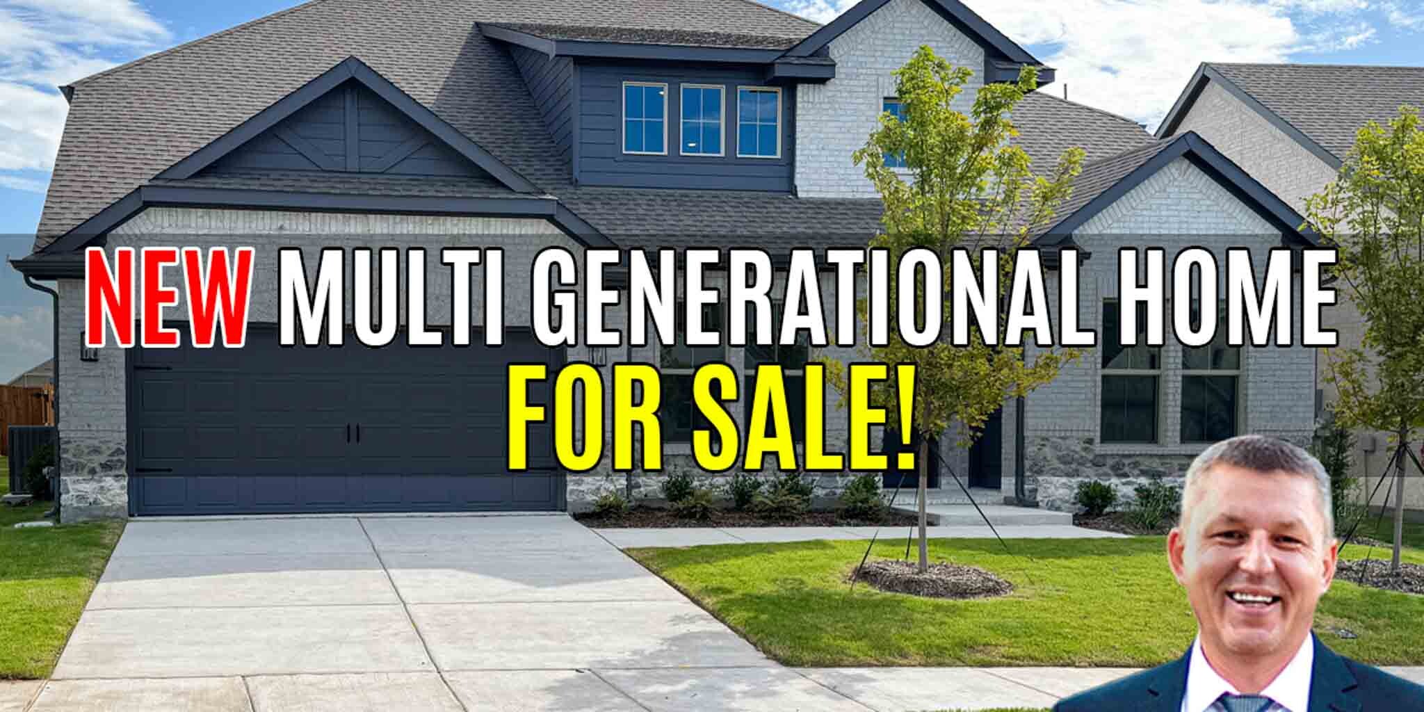 A one-of-a-kind next-gen new construction home available for sale in the Dallas area! Built for modern multigenerational living, it blends style with functionality. Inventory is Limited—Act Now!