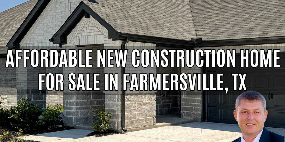 Exceptional new construction homes for sale in Farmersville, Texas. 1 Story, 3 Bed, 2 Bath, Flex, 1830 sqft, Covered Patio, 2 Car Garage