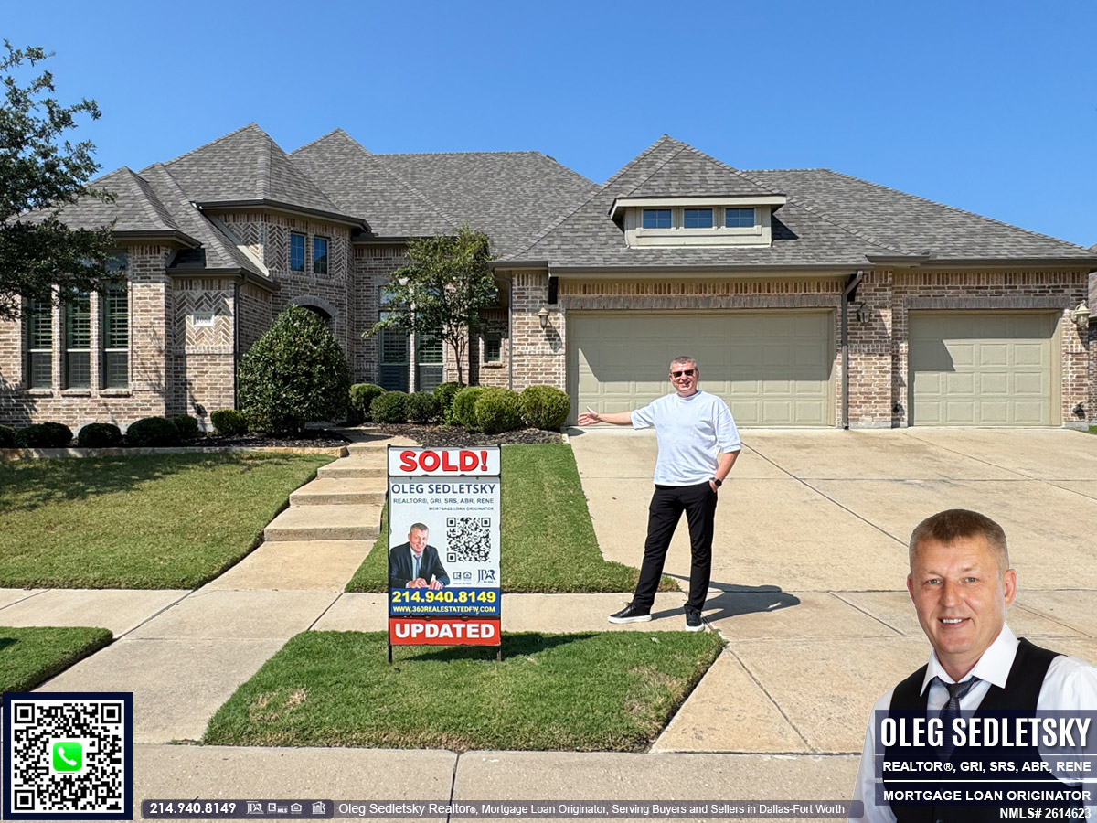 Oleg Sedletsky, a distinguished Realtor serving buyers and sellers in Dallas-Fort Worth, holds numerous real estate designations and certifications, showcasing his commitment to excellence and expertise in the field.