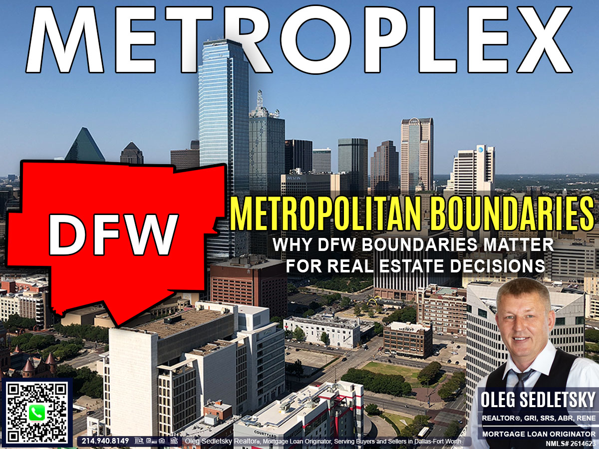 New DFW boundaries explained.. DFW metropolitan division changes after July 2023