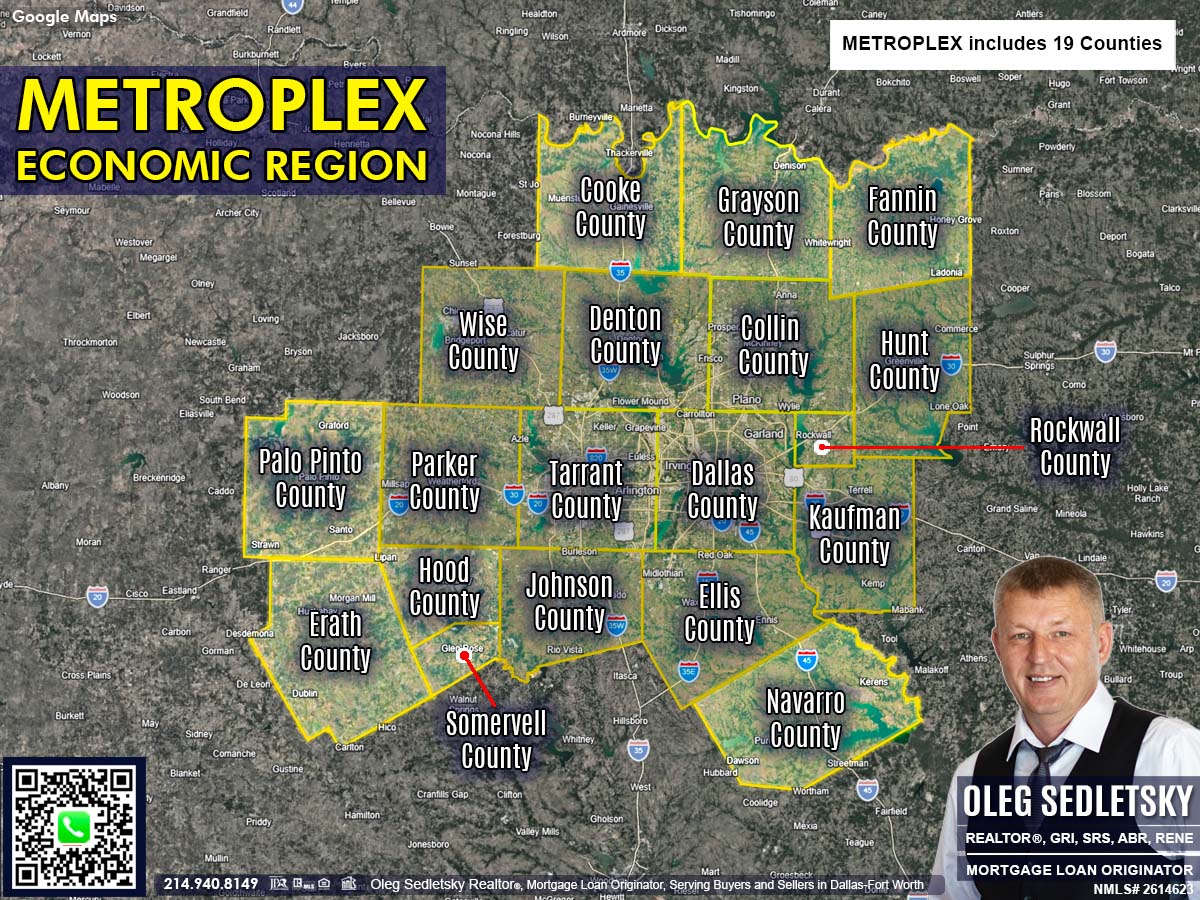 New DFW boundaries explained.. DFW metropolitan division changes after July 2023