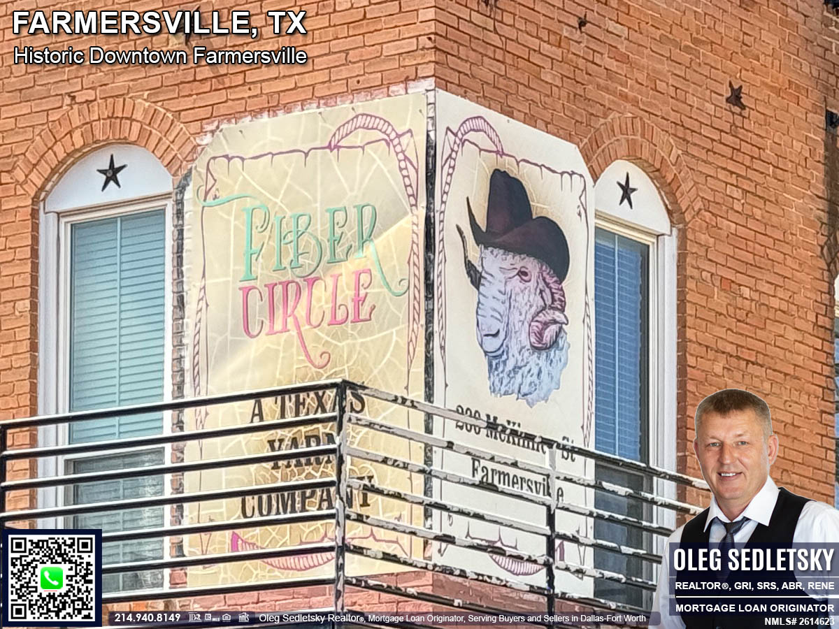 Historic Downtown in Farmersville, Texas, is officially recognized as the Farmersville Commercial Historic District
