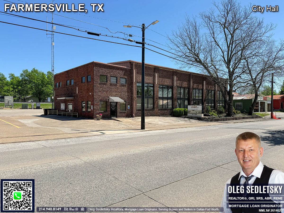 Historic Downtown in Farmersville, Texas, is officially recognized as the Farmersville Commercial Historic District