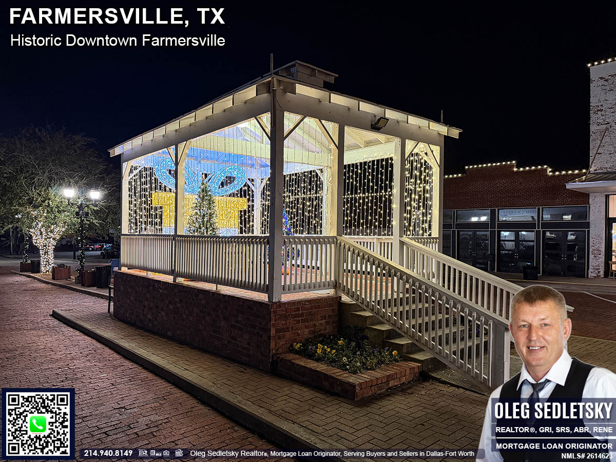 Historic Downtown in Farmersville, Texas, is officially recognized as the Farmersville Commercial Historic District