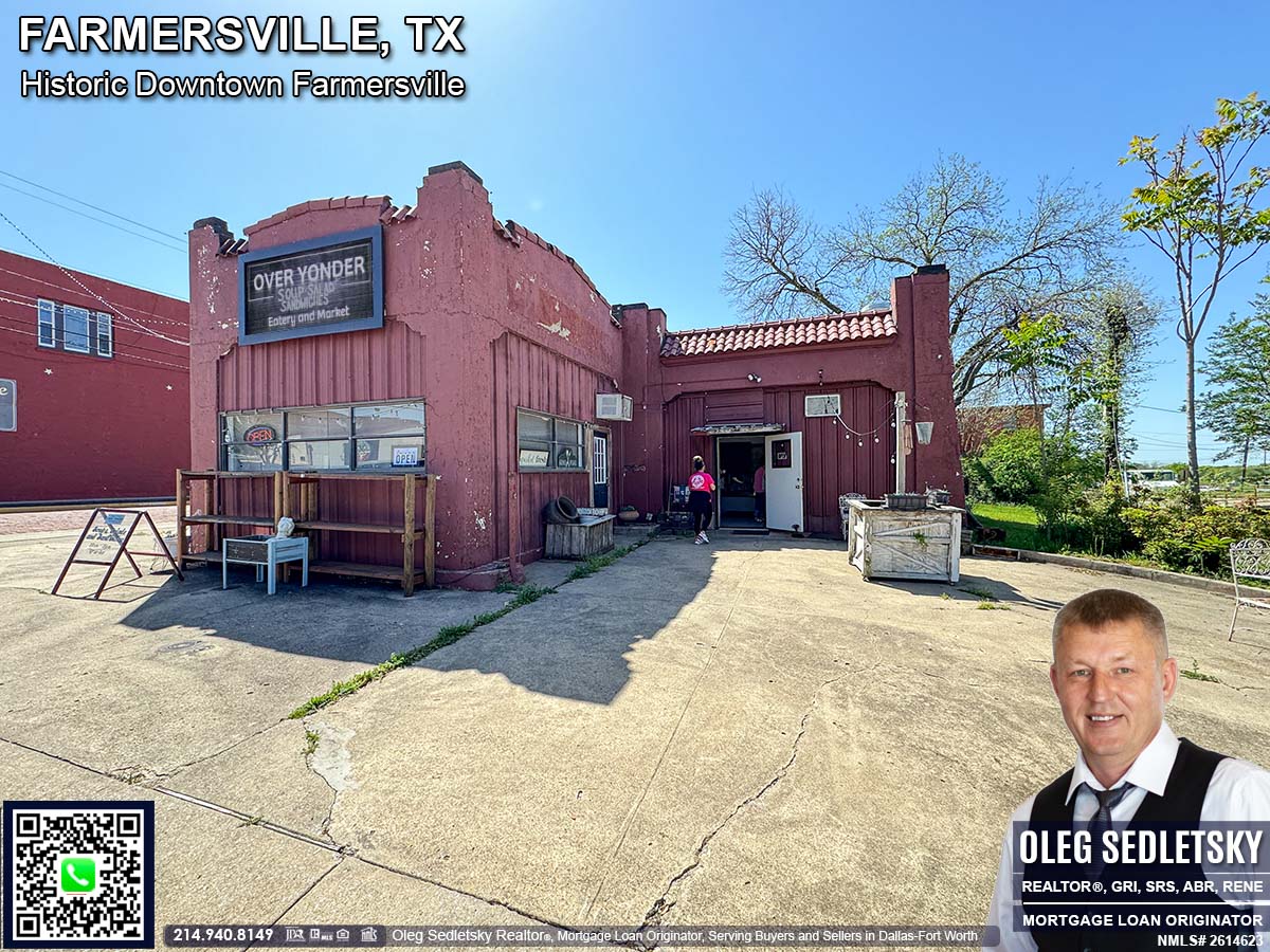 Historic Downtown in Farmersville, Texas, is officially recognized as the Farmersville Commercial Historic District