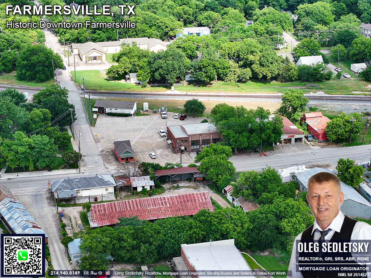 Historic Downtown in Farmersville, Texas, is officially recognized as the Farmersville Commercial Historic District