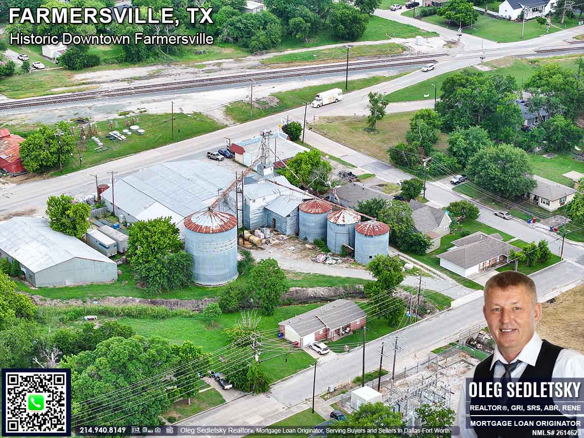 Historic Downtown in Farmersville, Texas, is officially recognized as the Farmersville Commercial Historic District