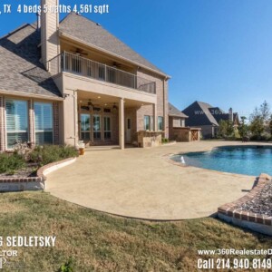 House For Sale in Lucas TX, Contact Oleg Sedletsky REALTOR - 214.940.8149 - www.360RealEstateDFW.com - JP & Associates Realtors Current price $745,000 Please Note! Information provided is deemed reliable, but is not guaranteed and should be independently verified.