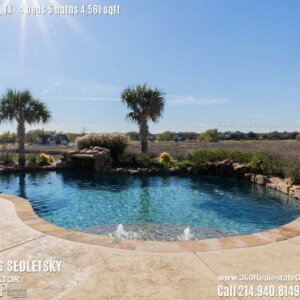 House For Sale in Lucas TX, Contact Oleg Sedletsky REALTOR - 214.940.8149 - www.360RealEstateDFW.com - JP & Associates Realtors Current price $745,000 Please Note! Information provided is deemed reliable, but is not guaranteed and should be independently verified.