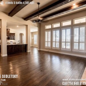House For Sale in Lucas TX, Contact Oleg Sedletsky REALTOR - 214.940.8149 - www.360RealEstateDFW.com - JP & Associates Realtors Current price $745,000 Please Note! Information provided is deemed reliable, but is not guaranteed and should be independently verified.