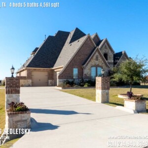 House For Sale in Lucas TX, Contact Oleg Sedletsky REALTOR - 214.940.8149 - www.360RealEstateDFW.com - JP & Associates Realtors Current price $745,000 Please Note! Information provided is deemed reliable, but is not guaranteed and should be independently verified.