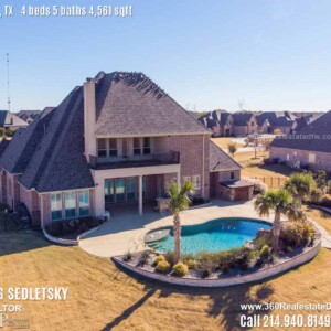 House For Sale in Lucas TX, Contact Oleg Sedletsky REALTOR - 214.940.8149 - www.360RealEstateDFW.com - JP & Associates Realtors Current price $745,000 Please Note! Information provided is deemed reliable, but is not guaranteed and should be independently verified.