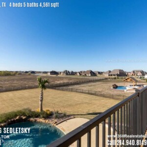 House For Sale in Lucas TX, Contact Oleg Sedletsky REALTOR - 214.940.8149 - www.360RealEstateDFW.com - JP & Associates Realtors Current price $745,000 Please Note! Information provided is deemed reliable, but is not guaranteed and should be independently verified.