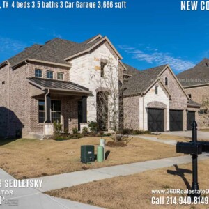 New Construction Home in Frisco, TX Contact Oleg Sedletsky REALTOR - 214.940.8149 - www.360RealEstateDFW.com - JP & Associates Realtors Current price $499,990 Please Note! Information provided is deemed reliable, but is not guaranteed and should be independently verified.