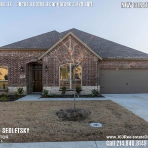 New Construction Home in Melissa, TX. Contact Oleg Sedletsky REALTOR - 214.940.8149 - www.360RealEstateDFW.com - JP & Associates Realtors 3 Beds, 3 Baths, 3 Car Garage, 2479 sqft Note! Information provided is deemed reliable, but is not guaranteed and should be independently verified. Price and Home Availability is subject to change without notice. Square footages are approximate.