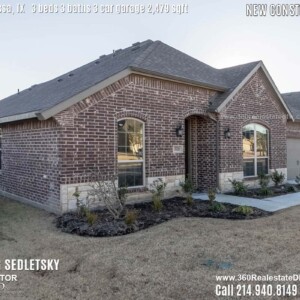 New Construction Home in Melissa, TX. Contact Oleg Sedletsky REALTOR - 214.940.8149 - www.360RealEstateDFW.com - JP & Associates Realtors 3 Beds, 3 Baths, 3 Car Garage, 2479 sqft Note! Information provided is deemed reliable, but is not guaranteed and should be independently verified. Price and Home Availability is subject to change without notice. Square footages are approximate.