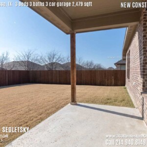 New Construction Home in Melissa, TX. Contact Oleg Sedletsky REALTOR - 214.940.8149 - www.360RealEstateDFW.com - JP & Associates Realtors 3 Beds, 3 Baths, 3 Car Garage, 2479 sqft Note! Information provided is deemed reliable, but is not guaranteed and should be independently verified. Price and Home Availability is subject to change without notice. Square footages are approximate.