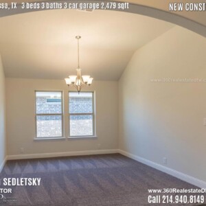 New Construction Home in Melissa, TX. Contact Oleg Sedletsky REALTOR - 214.940.8149 - www.360RealEstateDFW.com - JP & Associates Realtors 3 Beds, 3 Baths, 3 Car Garage, 2479 sqft Note! Information provided is deemed reliable, but is not guaranteed and should be independently verified. Price and Home Availability is subject to change without notice. Square footages are approximate.