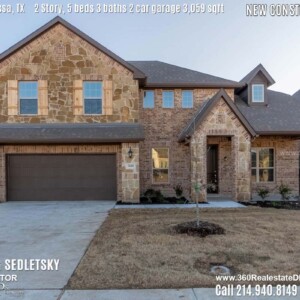 New Construction Home in Melissa, TX. Contact Oleg Sedletsky REALTOR - 214.940.8149 - www.360RealEstateDFW.com - JP & Associates Realtors
2 story, 5 Beds, 3 Baths, 2 Car Garage, 3059 sqft
Note! Information provided is deemed reliable, but is not guaranteed and should be independently verified.
Price and Home Availability is subject to change without notice. Square footages are approximate. New Construction Home in Melissa, TX. Contact Oleg Sedletsky REALTOR - 214.940.8149 - www.360RealEstateDFW.com - JP & Associates Realtors 2 story, 5 Beds, 3 Baths, 2 Car Garage, 3059 sqft Note! Information provided is deemed reliable, but is not guaranteed and should be independently verified. Price and Home Availability is subject to change without notice. Square footages are approximate.