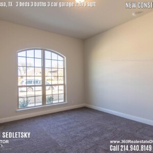 New Construction Home in Melissa, TX. Contact Oleg Sedletsky REALTOR - 214.940.8149 - www.360RealEstateDFW.com - JP & Associates Realtors 3 Beds, 3 Baths, 3 Car Garage, 2479 sqft Note! Information provided is deemed reliable, but is not guaranteed and should be independently verified. Price and Home Availability is subject to change without notice. Square footages are approximate.