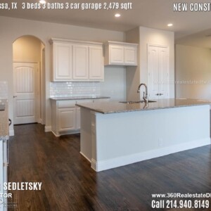 New Construction Home in Melissa, TX. Contact Oleg Sedletsky REALTOR - 214.940.8149 - www.360RealEstateDFW.com - JP & Associates Realtors 3 Beds, 3 Baths, 3 Car Garage, 2479 sqft Note! Information provided is deemed reliable, but is not guaranteed and should be independently verified. Price and Home Availability is subject to change without notice. Square footages are approximate.