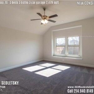 New Construction Home in Melissa, TX. Contact Oleg Sedletsky REALTOR - 214.940.8149 - www.360RealEstateDFW.com - JP & Associates Realtors 3 Beds, 3 Baths, 3 Car Garage, 2479 sqft Note! Information provided is deemed reliable, but is not guaranteed and should be independently verified. Price and Home Availability is subject to change without notice. Square footages are approximate.