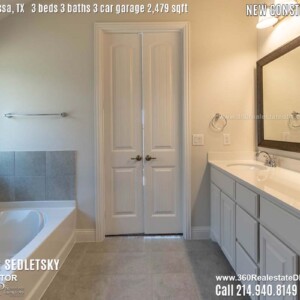 New Construction Home in Melissa, TX. Contact Oleg Sedletsky REALTOR - 214.940.8149 - www.360RealEstateDFW.com - JP & Associates Realtors 3 Beds, 3 Baths, 3 Car Garage, 2479 sqft Note! Information provided is deemed reliable, but is not guaranteed and should be independently verified. Price and Home Availability is subject to change without notice. Square footages are approximate.