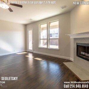 New Construction Home in Melissa, TX. Contact Oleg Sedletsky REALTOR - 214.940.8149 - www.360RealEstateDFW.com - JP & Associates Realtors 3 Beds, 3 Baths, 3 Car Garage, 2479 sqft Note! Information provided is deemed reliable, but is not guaranteed and should be independently verified. Price and Home Availability is subject to change without notice. Square footages are approximate.