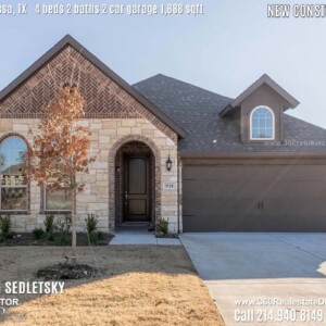 New Construction Home in Melissa, TX. Contact Oleg Sedletsky REALTOR - 214.940.8149 - www.360RealEstateDFW.com - JP & Associates Realtors 4 Beds, 2 Baths, 2 Car Garage, 1888 sqft Note! Information provided is deemed reliable, but is not guaranteed and should be independently verified. Price and Home Availability is subject to change without notice. Square footages are approximate.