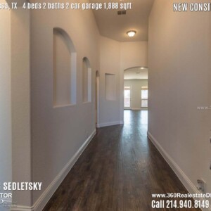 New Construction Home in Melissa, TX. Contact Oleg Sedletsky REALTOR - 214.940.8149 - www.360RealEstateDFW.com - JP & Associates Realtors 4 Beds, 2 Baths, 2 Car Garage, 1888 sqft Note! Information provided is deemed reliable, but is not guaranteed and should be independently verified. Price and Home Availability is subject to change without notice. Square footages are approximate.