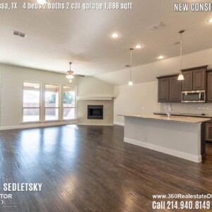 New Construction Home in Melissa, TX. Contact Oleg Sedletsky REALTOR - 214.940.8149 - www.360RealEstateDFW.com - JP & Associates Realtors 4 Beds, 2 Baths, 2 Car Garage, 1888 sqft Note! Information provided is deemed reliable, but is not guaranteed and should be independently verified. Price and Home Availability is subject to change without notice. Square footages are approximate.