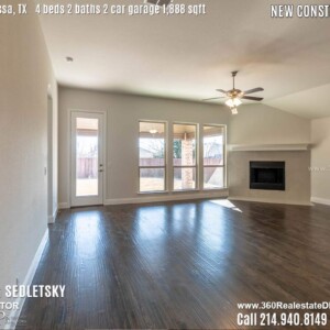 New Construction Home in Melissa, TX. Contact Oleg Sedletsky REALTOR - 214.940.8149 - www.360RealEstateDFW.com - JP & Associates Realtors 4 Beds, 2 Baths, 2 Car Garage, 1888 sqft Note! Information provided is deemed reliable, but is not guaranteed and should be independently verified. Price and Home Availability is subject to change without notice. Square footages are approximate.