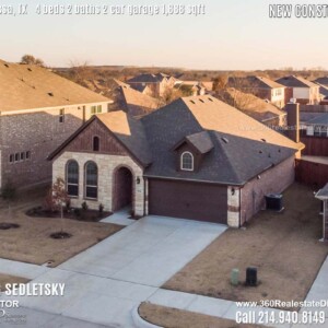 New Construction Home in Melissa, TX. Contact Oleg Sedletsky REALTOR - 214.940.8149 - www.360RealEstateDFW.com - JP & Associates Realtors 4 Beds, 2 Baths, 2 Car Garage, 1888 sqft Note! Information provided is deemed reliable, but is not guaranteed and should be independently verified. Price and Home Availability is subject to change without notice. Square footages are approximate.