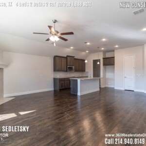 New Construction Home in Melissa, TX. Contact Oleg Sedletsky REALTOR - 214.940.8149 - www.360RealEstateDFW.com - JP & Associates Realtors 4 Beds, 2 Baths, 2 Car Garage, 1888 sqft Note! Information provided is deemed reliable, but is not guaranteed and should be independently verified. Price and Home Availability is subject to change without notice. Square footages are approximate.