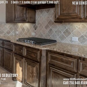New Construction Home in Prosper, TX. Contact Oleg Sedletsky REALTOR - 214.940.8149 - www.360RealEstateDFW.com - JP & Associates Realtors 3 Beds, 2.5 Baths, 3 Car Garage, 2660 sqft Note! Information provided is deemed reliable, but is not guaranteed and should be independently verified. Price and Home Availability is subject to change without notice. Square footages are approximate.