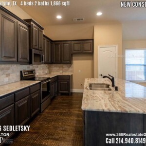 New Construction Home in Van Alstyne, TX Contact Oleg Sedletsky REALTOR - 214.940.8149 - www.360RealEstateDFW.com - JP & Associates Realtors 4 Beds, 2 Baths, 2 Car Garage, 1866 sqft Note! Information provided is deemed reliable, but is not guaranteed and should be independently verified. Price and Home Availability is subject to change without notice. Square footages are approximate.