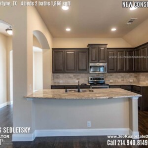 New Construction Home in Van Alstyne, TX Contact Oleg Sedletsky REALTOR - 214.940.8149 - www.360RealEstateDFW.com - JP & Associates Realtors 4 Beds, 2 Baths, 2 Car Garage, 1866 sqft Note! Information provided is deemed reliable, but is not guaranteed and should be independently verified. Price and Home Availability is subject to change without notice. Square footages are approximate.