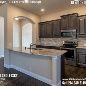 New Construction Home in Van Alstyne, TX Contact Oleg Sedletsky REALTOR - 214.940.8149 - www.360RealEstateDFW.com - JP & Associates Realtors 4 Beds, 2 Baths, 2 Car Garage, 1866 sqft Note! Information provided is deemed reliable, but is not guaranteed and should be independently verified. Price and Home Availability is subject to change without notice. Square footages are approximate.