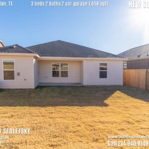 New Construction Home in Princeton, TX. Contact Oleg Sedletsky REALTOR - 214.940.8149 - www.360RealEstateDFW.com - JP & Associates Realtors
1story, 3 Beds, 2 Baths, 2 Car Garage, 1658 sqft
Note! Information provided is deemed reliable, but is not guaranteed and should be independently verified.
Price and Home Availability is subject to change without notice. Square footages are approximate. New Construction Home in Princeton, TX. Contact Oleg Sedletsky REALTOR - 214.940.8149 - www.360RealEstateDFW.com - JP & Associates Realtors 1story, 3 Beds, 2 Baths, 2 Car Garage, 1658 sqft Note! Information provided is deemed reliable, but is not guaranteed and should be independently verified. Price and Home Availability is subject to change without notice. Square footages are approximate.