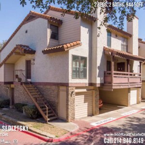 5626 Preston Oaks Rd APT 51D, Dallas, TX 75254 - $164,900 - Condo For Sale 2 bd, 2 ba, 944 sqft. Call 214.940.8149 Oleg Sedletsky Realtor