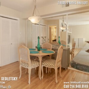 5626 Preston Oaks Rd APT 51D, Dallas, TX 75254 - $164,900 - Condo For Sale 2 bd, 2 ba, 944 sqft. Call 214.940.8149 Oleg Sedletsky Realtor