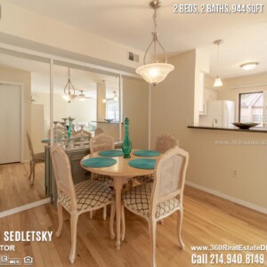 5626 Preston Oaks Rd APT 51D, Dallas, TX 75254 - $164,900 - Condo For Sale 2 bd, 2 ba, 944 sqft. Call 214.940.8149 Oleg Sedletsky Realtor