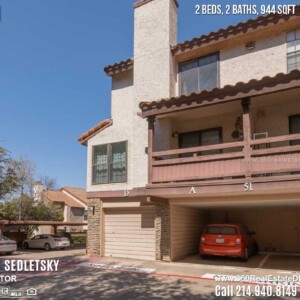 5626 Preston Oaks Rd APT 51D, Dallas, TX 75254 - $164,900 - Condo For Sale 2 bd, 2 ba, 944 sqft. Call 214.940.8149 Oleg Sedletsky Realtor